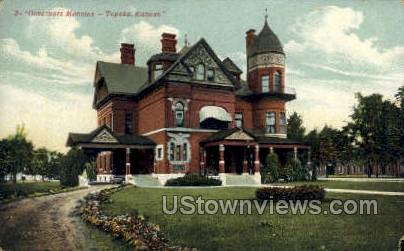 Governor's Mansion - Topeka, Kansas KS Postcard