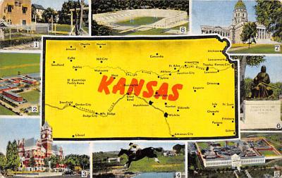 Kansas State Map KS