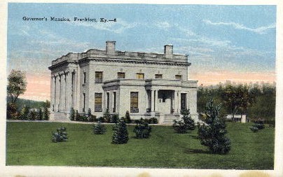 Governor's Mansion - Frankfort, Kentucky KY Postcard