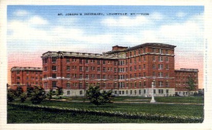 St. Joseph's Infirmary - Louisville, Kentucky KY Postcard