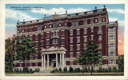KY Baptist Hospital - Louisville, Kentucky KY Postcard