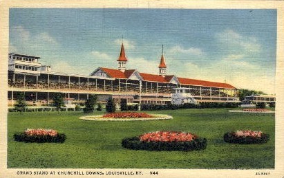 Churchill Downs - Louisville, Kentucky KY Postcard