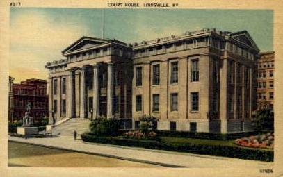 Court House - Louisville, Kentucky KY Postcard