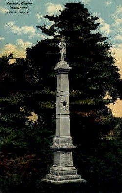 Zachary Taylor Monument - Louisville, Kentucky KY Postcard