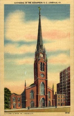 Cathedral of the Assumption - Louisville, Kentucky KY Postcard