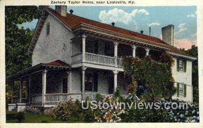 Zachary Taylor Home - Louisville, Kentucky KY Postcard