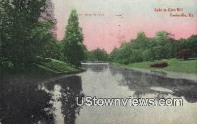 Lake In Cave Hill - Louisville, Kentucky KY Postcard