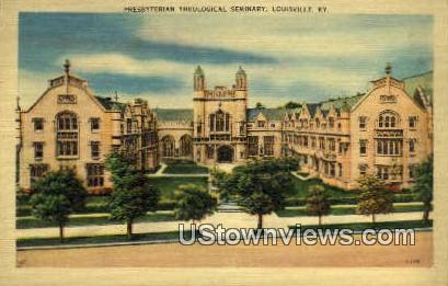 Presbyterian Theological Seminary 1937 - Louisville, Kentucky KY Postcard