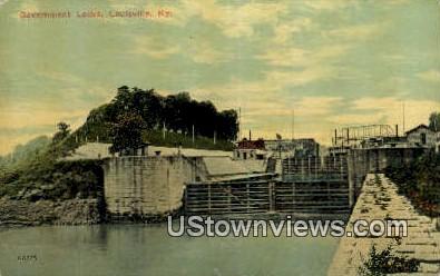 Government Canal And Locks - Louisville, Kentucky KY Postcard