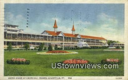 Grand Stand, Churchill Downs - Louisville, Kentucky KY Postcard