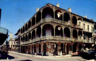 Lace Balconies - New Orleans, Louisiana LA Postcard