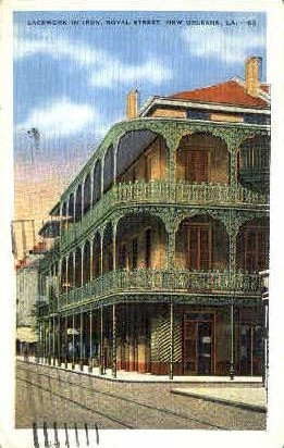 Lacework in Iron - New Orleans, Louisiana LA Postcard