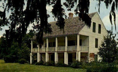 Acadian House Museum  - Longfellow-Evangeline State Park, Louisiana LA Postcard