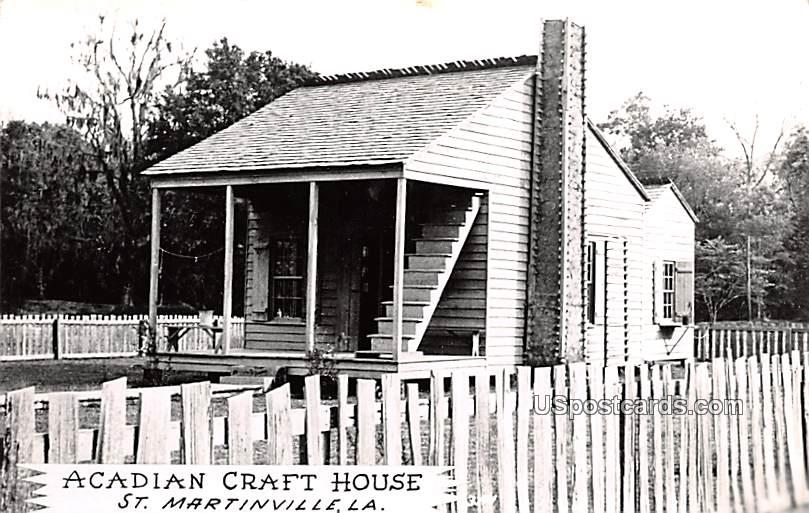Acadian Craft House - Saint Martinville, Louisiana LA Postcard