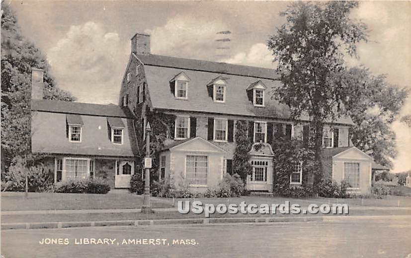 Jones Library - Amherst, Massachusetts MA Postcard