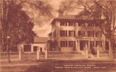 Andover Historical Society Massachusetts Postcard