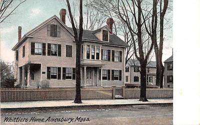 Whittiers Home Amesbury, Massachusetts Postcard