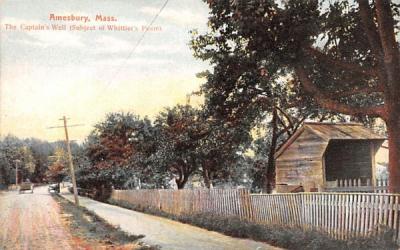 The Captain's Well Amesbury, Massachusetts Postcard
