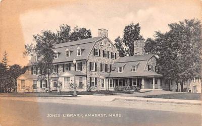 Jones Library Amherst, Massachusetts Postcard