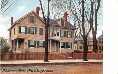 Wittiers Home Amesbury, Massachusetts Postcard