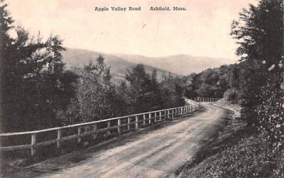 Apple Valley Road Ashfield, Massachusetts Postcard