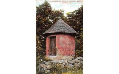 Old Powder House Attleboro, Massachusetts Postcard