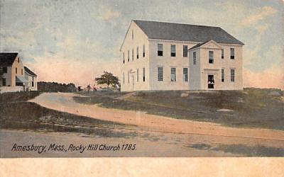 Rocky Hill Church Amesbury, Massachusetts Postcard