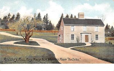 Macy House Amesbury, Massachusetts Postcard
