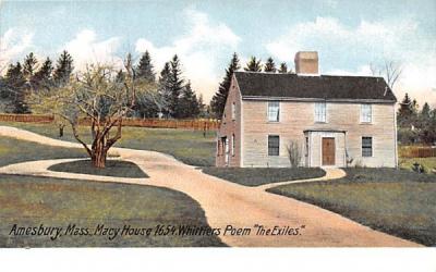 Macy House Amesbury, Massachusetts Postcard