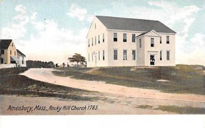 Rocky Hill Church, 1785 Amesbury, Massachusetts Postcard