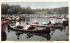 Canoeing on Charles River Auburndale, Massachusetts Postcard