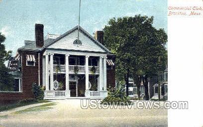 Commercial Club - Brockton, Massachusetts MA Postcard