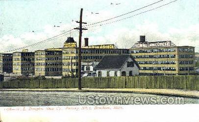 W.L. Douglas Shoe Co. - Brockton, Massachusetts MA Postcard