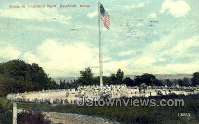 Highland Park - Brockton, Massachusetts MA Postcard