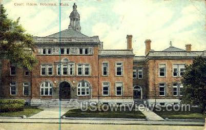 Court House - Brockton, Massachusetts MA Postcard