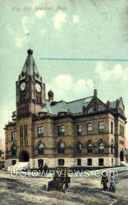 City Hall - Brockton, Massachusetts MA Postcard