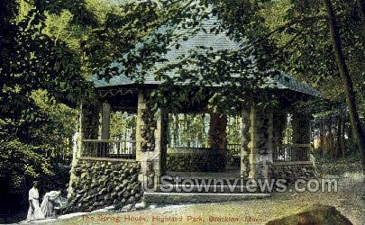 Spring House, Highland Park - Brockton, Massachusetts MA Postcard