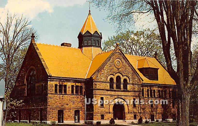Clapp Memorial Library - Belchertown, Massachusetts MA Postcard