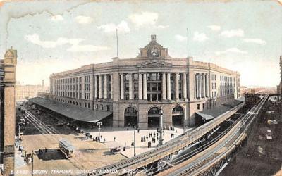 South Terminal Station Boston, Massachusetts Postcard