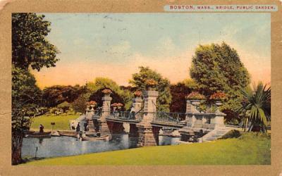 Bridge  Boston, Massachusetts Postcard