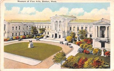 Mueum of Fine Arts Boston, Massachusetts Postcard