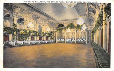 The Grand Ballroom Boston, Massachusetts Postcard