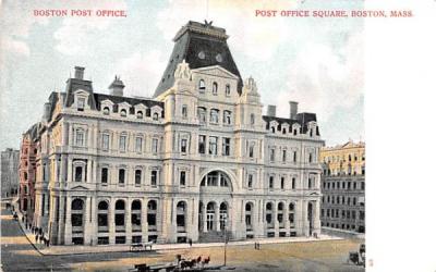 Post Office & Post Office Square Boston, Massachusetts Postcard