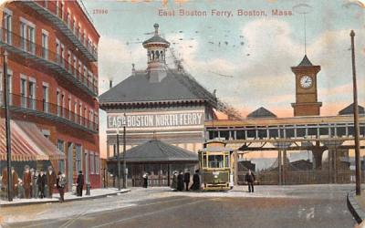 East Boston Ferry Massachusetts Postcard