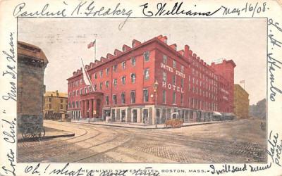 The United States Hotel Boston, Massachusetts Postcard