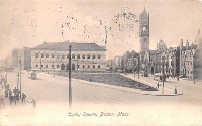 Copley Square Boston, Massachusetts Postcard