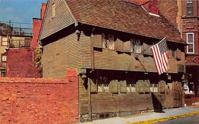 The Paul Revere House Boston, Massachusetts Postcard