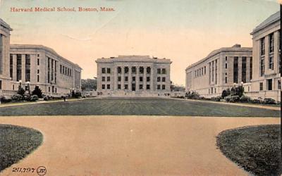 Harvard Medical School Boston, Massachusetts Postcard