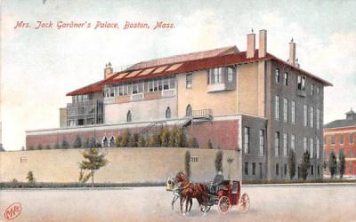 Mrs. Jack Gardner's Palace Boston, Massachusetts Postcard