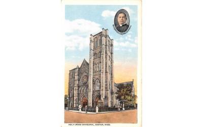 Holy Cross Cathedral Boston, Massachusetts Postcard